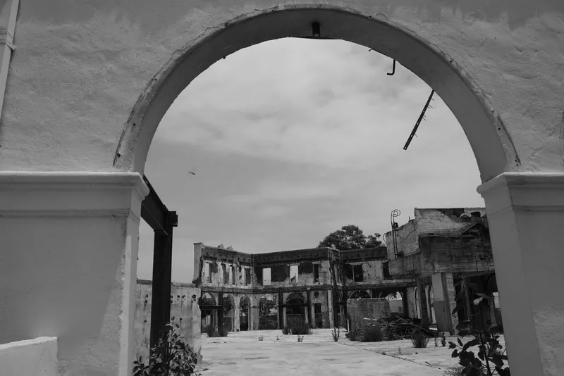 the arch.