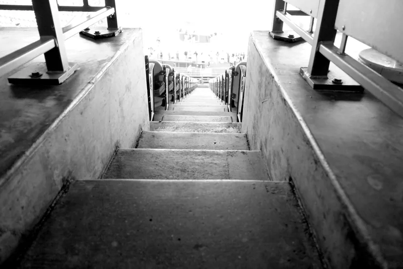 down